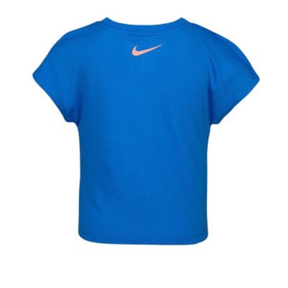 New Toddler Girl’s 'Have A Nike Day' Tie Front T-Shirt - Picture 3 of 3